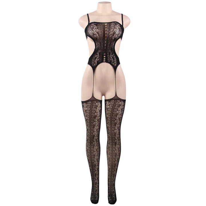 Bodystocking z wycięciami