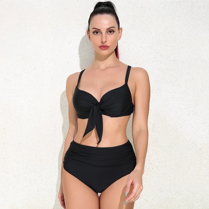 Bikini z wyższym stanem plus size